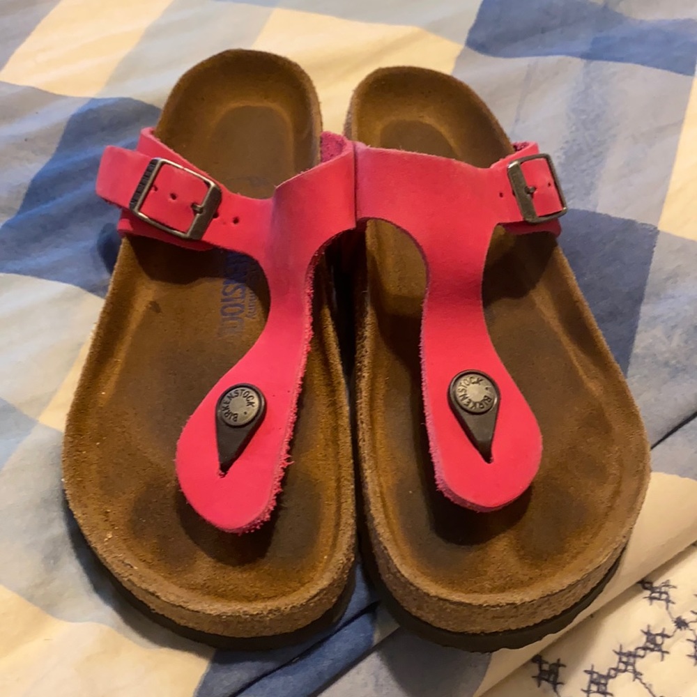 Size 35 Hot Pink Birkenstock sandals